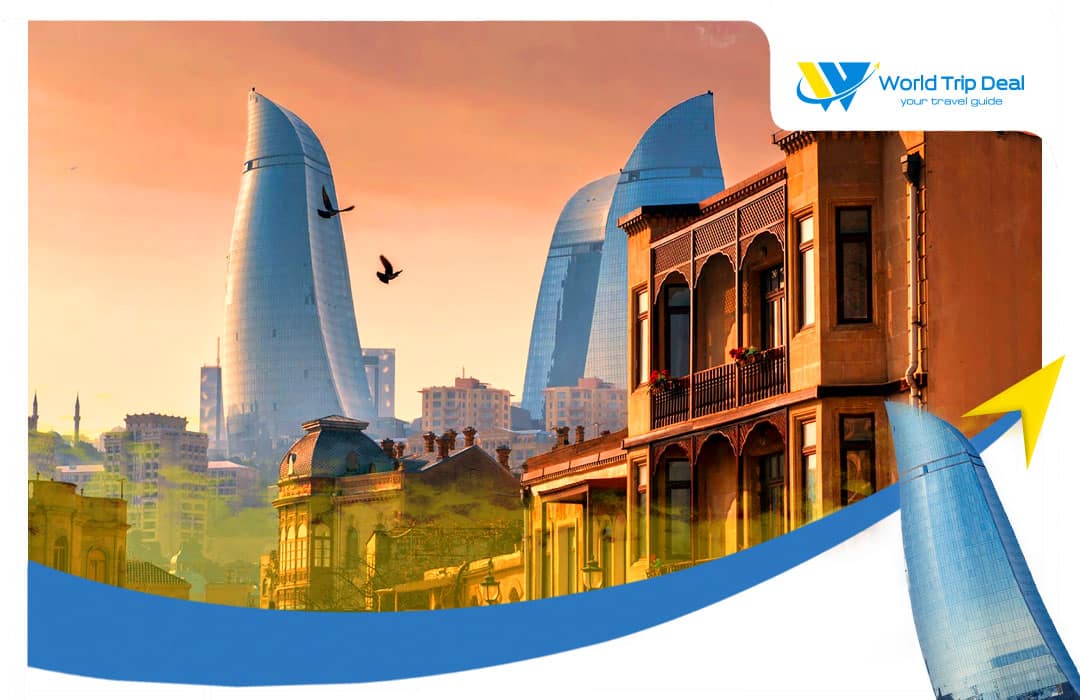 Azerbaijan Cities, Baku, Flame Towers, WorldTripDeal