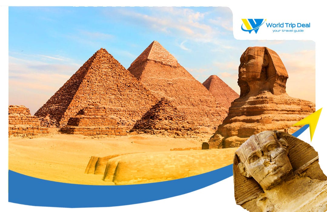 السياحة في مصر - أبو الهول - أهرامات الجيزة - من عجائب الدنيا - بناء فرعوني - مصر - ورلد تريب ديل