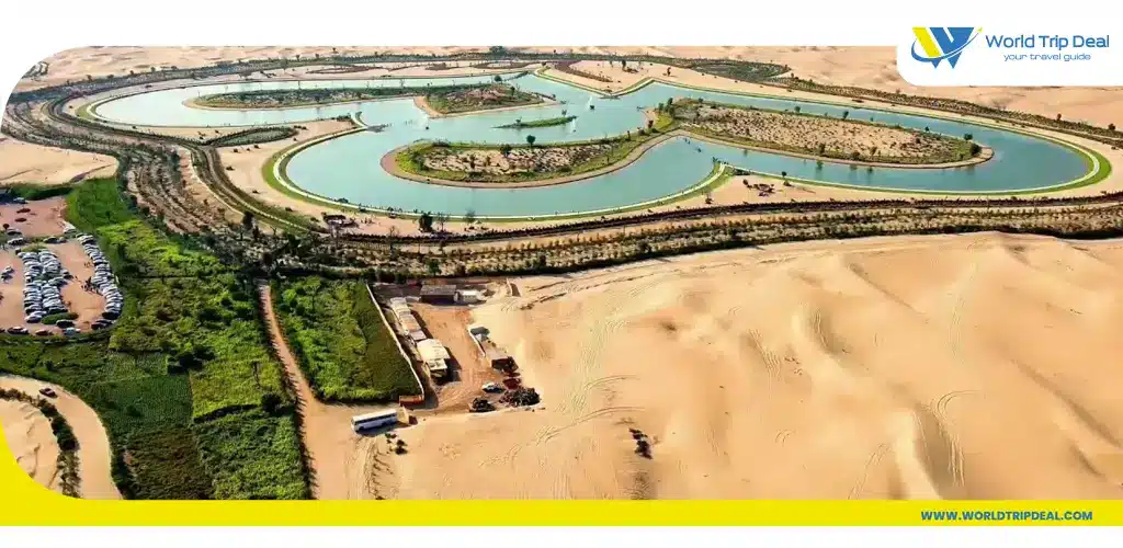 مخيم صحرواي - بحيرة القدرة - الإمارات - ورلد تريب ديل