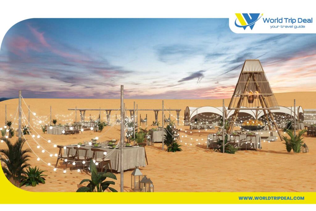 مخيم صحرواي - كامب دبي - الإمارات - ورلد تريب ديل