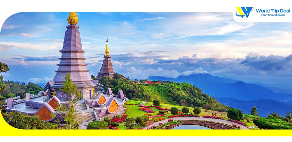 Landmark pagoda in doi inthanon national park at chiang mai thailand – world trip deal